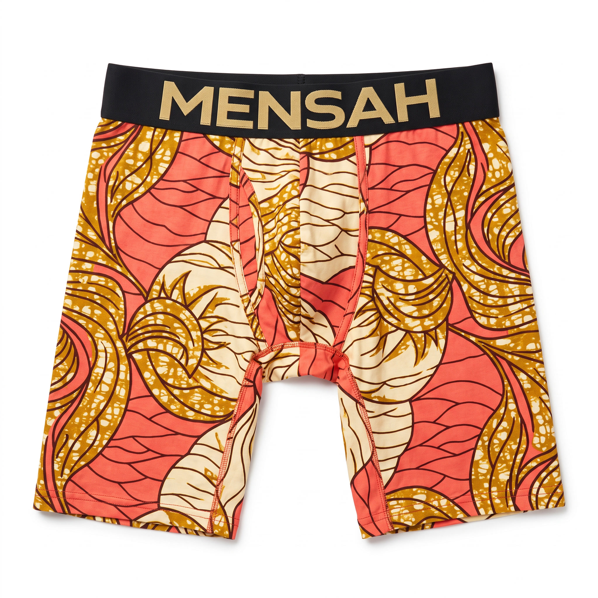 LABADI long boxer brief, flat lay on white
