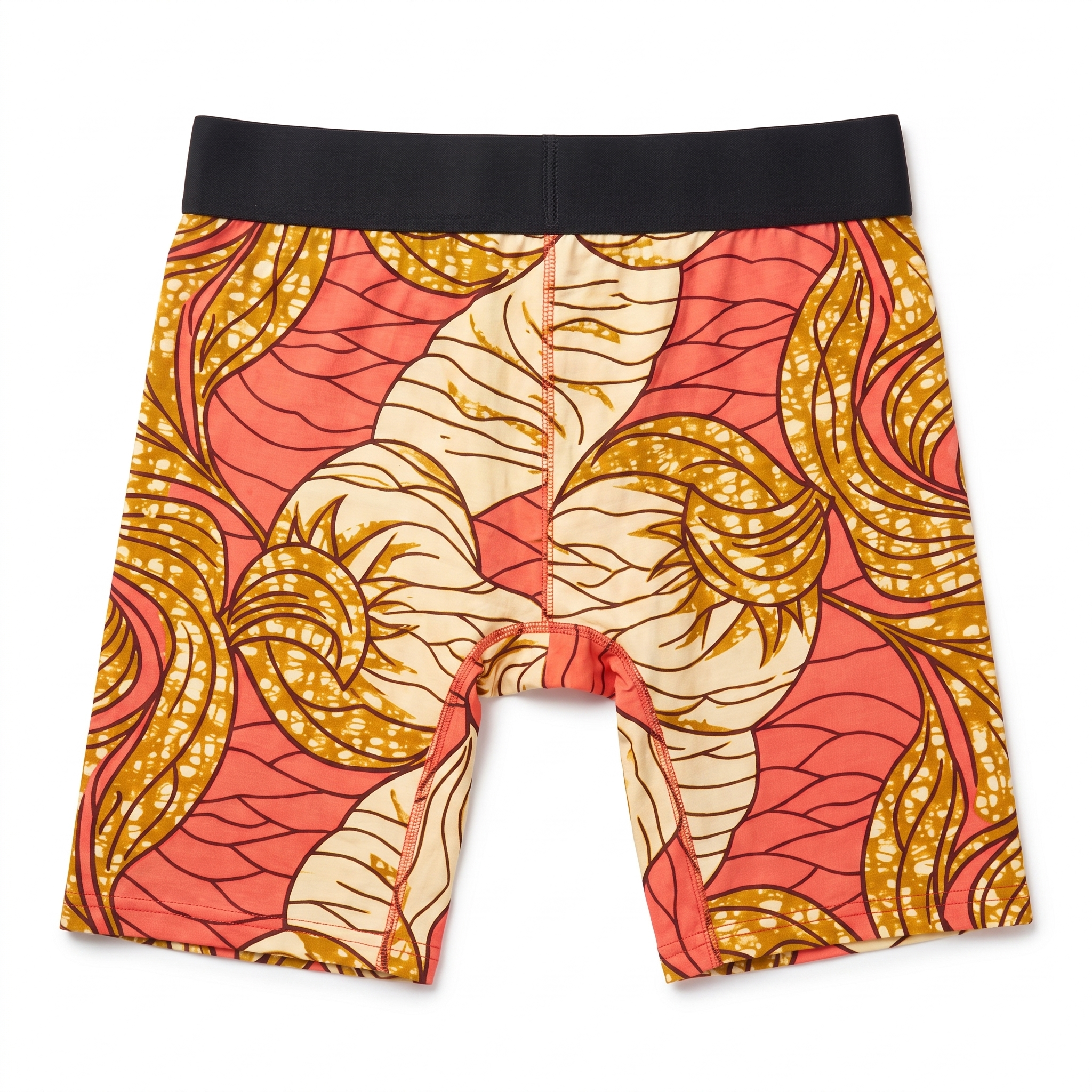 LABADI long boxer brief, back view flat lay
