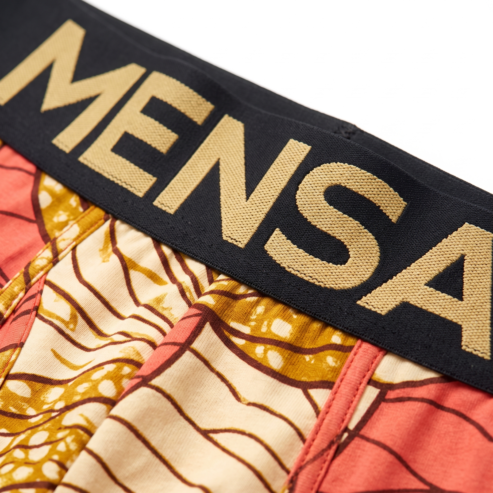 LABADI waistband and fabric detail