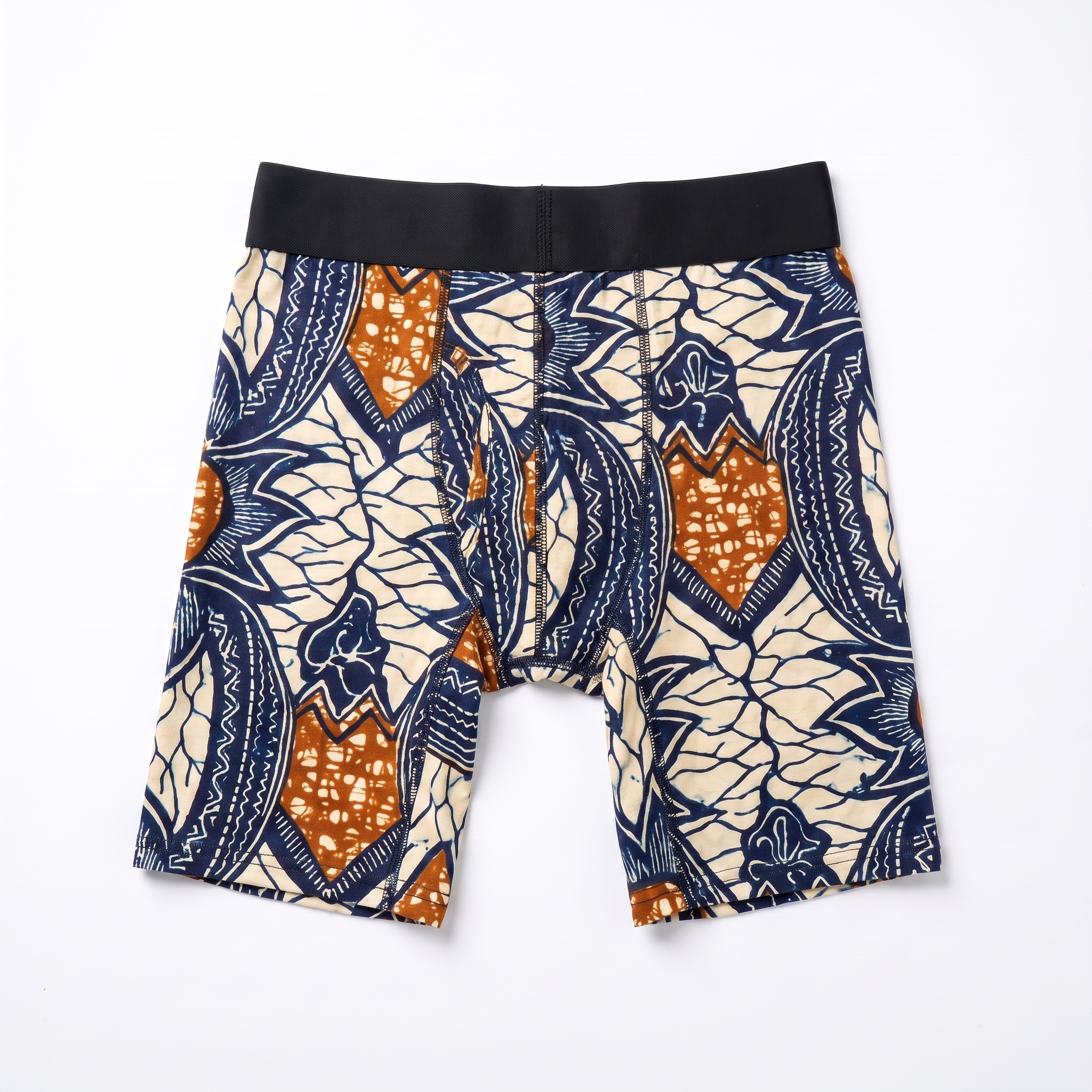 OSU long boxer brief, back view flat lay