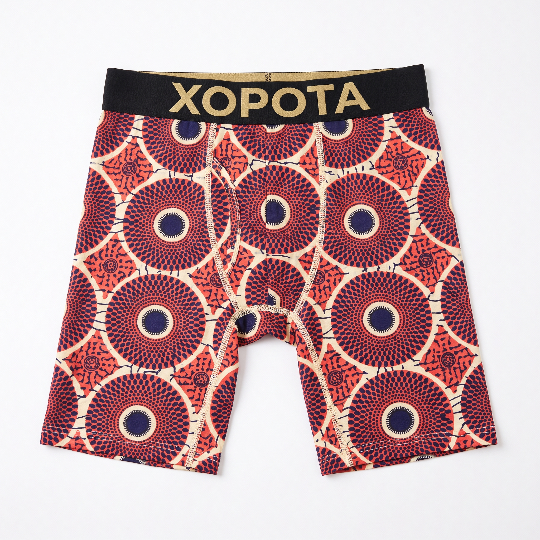 OSU long boxer brief, flat lay front