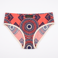 OSU high-cut brief, flat lay front